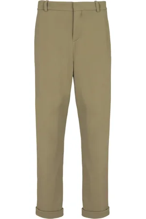 Balmain Hombre, Pantalones, Verde, Talla: 2XL