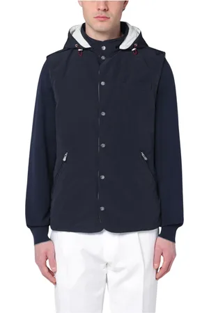 Brunello Cucinelli Hombre, Chaquetas, Azul, Talla: L