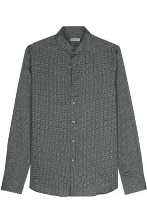 CANALI Hombre, Camisas, Verde, Talla: S