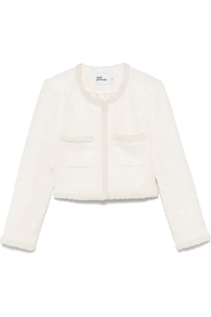 Self-Portrait Mujer, Chaquetas, Blanco, Talla: S