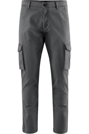 Bomboogie Hombre, Pantalones, Gris, Talla: W32