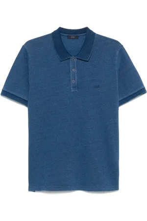 FAY Hombre, Camisetas, Azul, Talla: 3XL