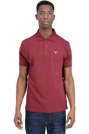 Barbour Hombre, Camisetas, Rojo, Talla: S
