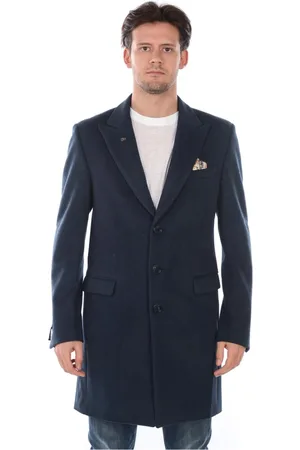 D.A. Daniele Alessandrini Hombre, Abrigos, Azul, Talla: L