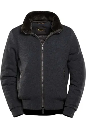 MOORER Hombre, Chaquetas, Gris, Talla: S
