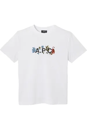 A.P.C. Hombre, Camisetas, Blanco, Talla: L