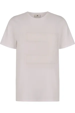Elisabetta Franchi Mujer, Camisetas, Blanco, Talla: S