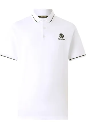 Roberto Cavalli Hombre, Camisetas, Blanco, Talla: M