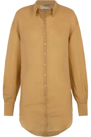 Cortana Mujer, Blusas y Camisas, Marrón, Talla: 2XL
