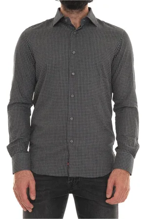 Carrel Hombre, Camisas, Gris, Talla: L