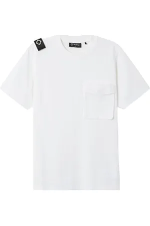 MA.STRUM Hombre, Camisetas, Blanco, Talla: L