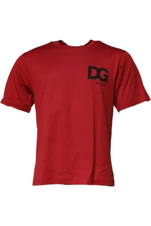 Dolce & Gabbana Hombre, Camisetas, Rojo, Talla: L