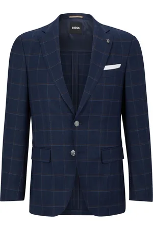 HUGO BOSS Hombre, Chaquetas, Azul, Talla: 3XL