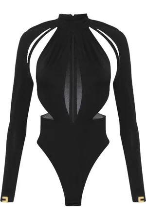 Elisabetta Franchi Mujer, Camisetas, Negro, Talla: L
