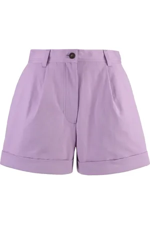 Maison Kitsuné Mujer, Pantalones cortos, Púrpura, Talla: S