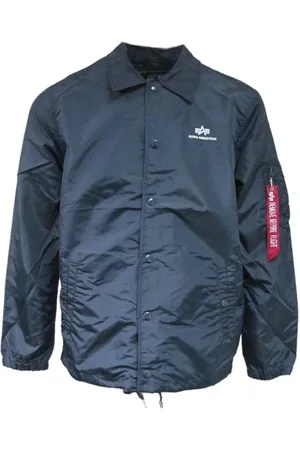 Alpha Industries Hombre, Chaquetas, Azul, Talla: S