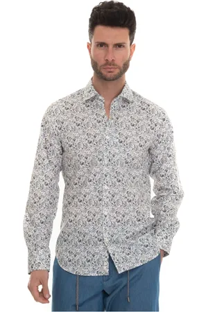 CANALI Hombre, Camisas, Gris, Talla: 2XL