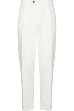 ELEVENTY Hombre, Pantalones, Blanco, Talla: W34