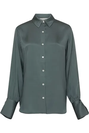ANINE BING Mujer, Blusas y Camisas, Verde, Talla: S