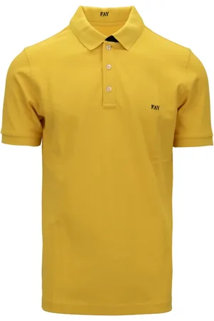 FAY Hombre, Camisetas, Amarillo, Talla: L