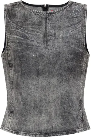 Diesel Mujer, Camisetas, Negro, Talla: M