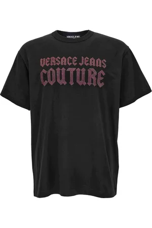 VERSACE Hombre, Camisetas, Negro, Talla: S