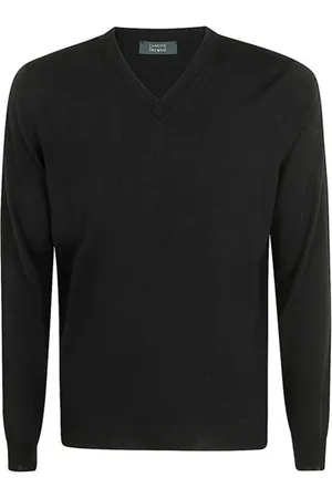 ZANONE Hombre, Jerseys, Negro, Talla: 3XL