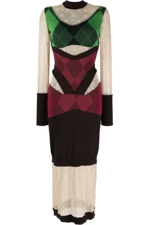 Marine Serre Mujer, Vestidos, Verde, Talla: M