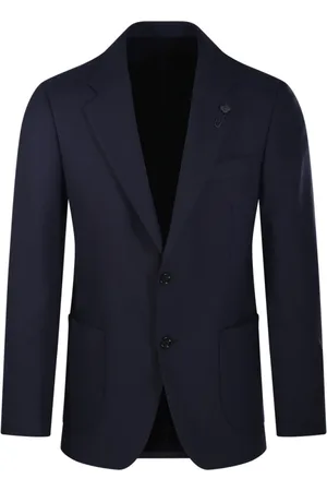 LARDINI Hombre, Chaquetas, Azul, Talla: 2XL