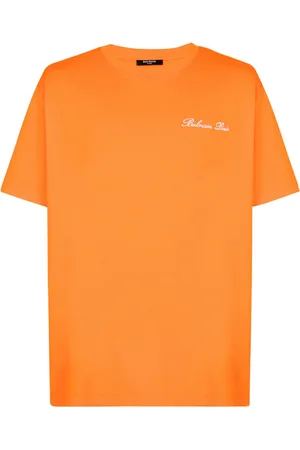 Balmain Hombre, Camisetas, Naranja, Talla: S