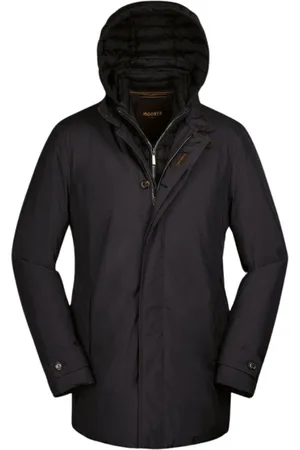 MOORER Hombre, Chaquetas, Negro, Talla: L
