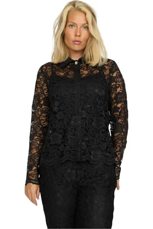 2-Biz Mujer, Blusas y Camisas, Negro, Talla: L