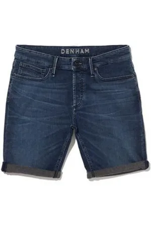 Denham Hombre, Pantalones cortos, Azul, Talla: W29 L32