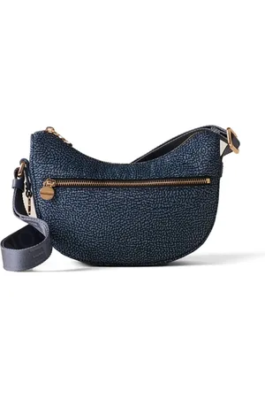 Borbonese Mujer, Bolsos, Azul, Talla: ONE Size