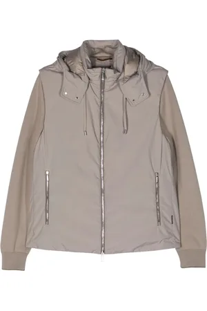 MOORER Hombre, Chaquetas, Marrón, Talla: XL