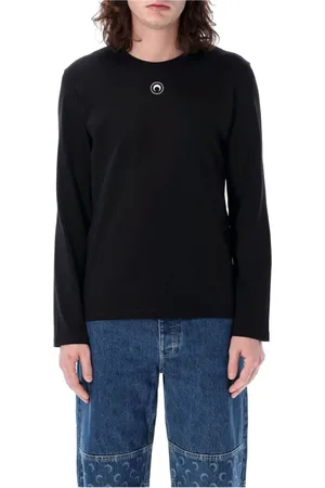Marine Serre Hombre, Camisetas, Negro, Talla: L