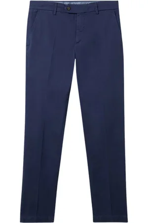 Brooks Brothers Hombre, Pantalones, Azul, Talla: W34