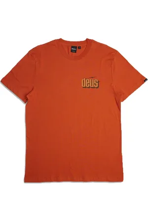 Deus Ex Machina Hombre, Camisetas, Naranja, Talla: L