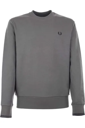 Fred Perry Hombre, Sudaderas, Verde, Talla: S