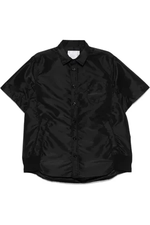 SACAI Hombre, Camisas, Negro, Talla: S