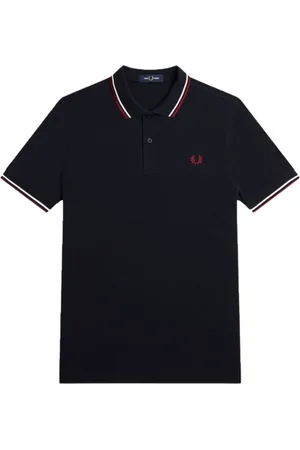 Fred Perry Hombre, Camisetas, Azul, Talla: XL