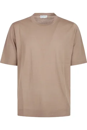 BALLANTYNE Hombre, Camisetas, Marrón, Talla: M
