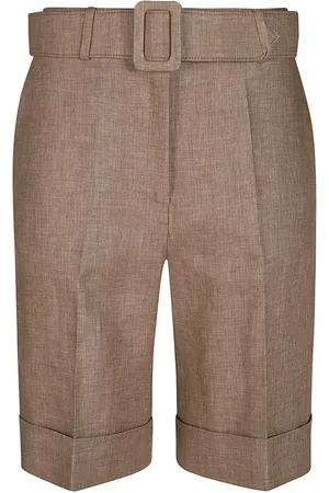 ELEVENTY Mujer, Pantalones cortos, Marrón, Talla: 2XS