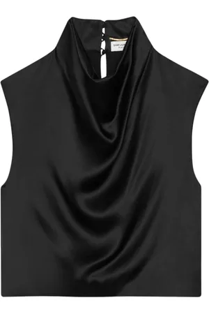 Saint Laurent Mujer, Camisetas, Negro, Talla: L