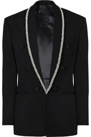 Balmain Hombre, Chaquetas, Negro, Talla: S