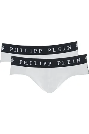 Philipp Plein Hombre, Ropa interior, Blanco, Talla: L