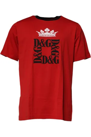 Dolce & Gabbana Hombre, Camisetas, Rojo, Talla: 3XL