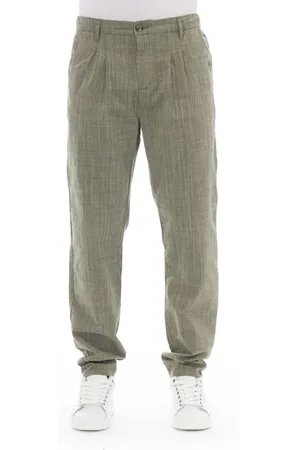 BALDININI Hombre, Pantalones, Verde, Talla: XS