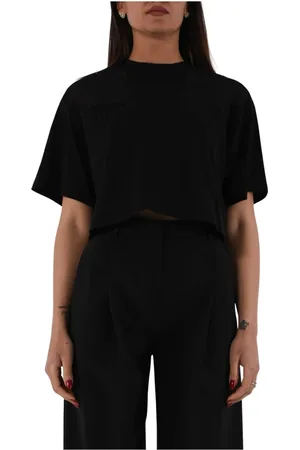 Elisabetta Franchi Mujer, Camisetas, Negro, Talla: S