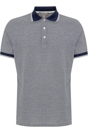 CANALI Hombre, Camisetas, Azul, Talla: L